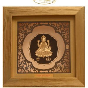 Shehnai Arts 24K Gold Leaf Lakshmi Frame