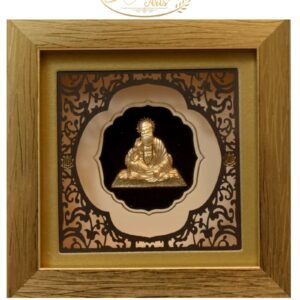 Gold Leaf Framed Sai Baba Wall Art