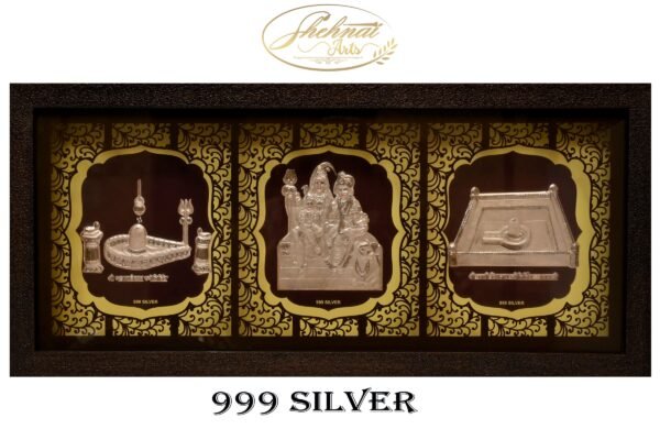 Shaivite Triptych (Shivling • Shiv Parivar • Peeth)