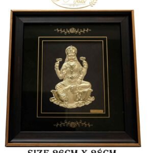 Gold Leaf Framed Goddess Lakshmi Wall Art