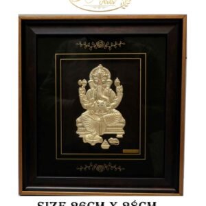 Lord Ganesha Golden Frame