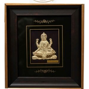 Golden Lakshmi Blessings Frame