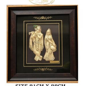 Krishna Radha Gold Leaf Frame