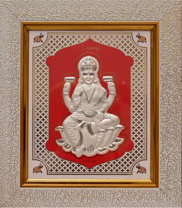 24KT Silver Lakshmi Frame