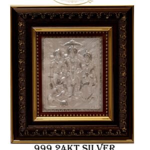 Ram Darbar 999 Silver Foil Wall Art
