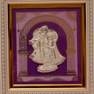 Radha Krishna Purple Arch